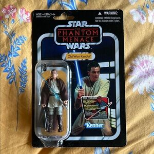 Kenner Star Wars: The Phantom Menace Obi-Wan Kenobi Action Figure / 2012 Boxed